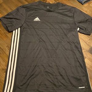 Black Adidas Aeroready Large L Football style jersey